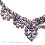 アイリスガラス　ネックレス