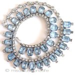 アクアマリン＆クリア パーティーネックレス