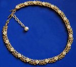 Trifari トリファリ パール小花ネックレス