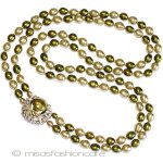 アンティーク　ネックレス バロックパール　２連