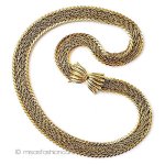 Trifari　 トリファリ ６連　花ネックレス