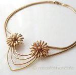 Krementz クレメンツ 14Kgfフラワーネックレス