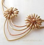 Krementz クレメンツ 14Kgfフラワーネックレス