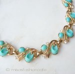 Trifari　トリファリ 　ターコイズ　ネックレス