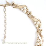 Trifari　 トリファリ パールの花ネックレス