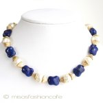 Ｔｒｉｆａｒｉトリファリ　ネックレス バロックパールｘラピス