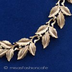 Trifari　 トリファリ ゴールドの葉ネックレス