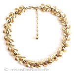 Trifari　 トリファリ 金の葉　ネックレス