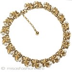 Ｔｒｉｆａｒｉ　 トリファリ パール金葉　ネックレス