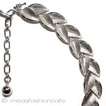 Ｔｒｉｆａｒｉ　 トリファリ 透かし銀葉　ネックレス