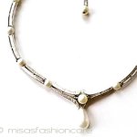 ヴィンテージネックレス トリファリ　パール