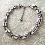 Trifari　 トリファリ 編み込みネックレス