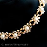 Ｔｒｉｆａｒｉ　トリファリ パールリボン　ネックレス