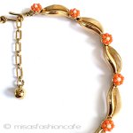 Ｔｒｉｆａｒｉ　 トリファリ コーラル小花　ネックレス