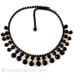 フレンチジェット ブラック　ネックレス