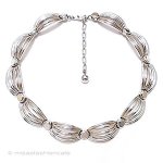 Trifari　 トリファリ 銀リボン　ネックレス