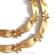 （画像用） Ｔｒｉｆａｒｉ　 トリファリ 金の花リボン　ネックレス