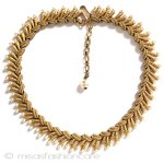 Ｔｒｉｆａｒｉ　 トリファリ パール編み　ネックレス