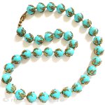 Ｔｒｉｆａｒｉ　 トリファリ ターコイズ　ネックレス