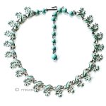 ビンテージジュエリー Coroエナメル小花