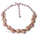 ヴィンテージジュエリー Coro エナメル・花