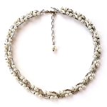 トリファリ　パール銀葉　 ヴィンテージネックレス