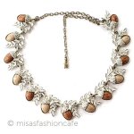 ヴィンテージジュエリー 団栗どんぐりの実