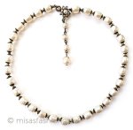 ミリアムハスケル 刻印 バロックパール花金具