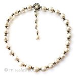 ミリアムハスケル 刻印 バロックパール花金具