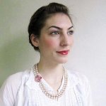 Castlecliff グラスパール豪華ネックレス