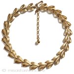 Trifari　 トリファリ 金リボン　ネックレス