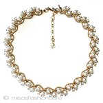 Trifari　 トリファリ パールRSネックレス