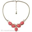 （画像用） Trifari　 トリファリ コーラル　ネックレス