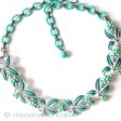 （画像用） ＣＯＲＯ　ネックレス ターコイズのお花