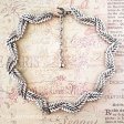 （画像用） Trifari　トリファリ 透かし銀葉ネックレス