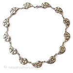 スターリング　ネックレス 銀製　ハナミズキのお花