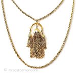 Trifari　 トリファリ タッセル　ネックレス