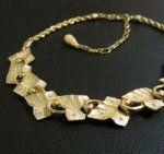 金のアイビー　ネックレス