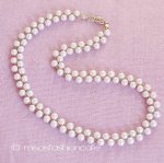 Avon パール編みネックレス Avon パール編みネックレス