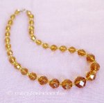 トパーズクリスタル 12Kgf金具 ネックレス