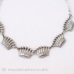 銀製スターリング刻印　 クラウン　ネックレス