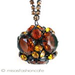 グラスボール　ネックレス