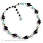 Ｔｒｉｆａｒｉ　 トリファリ アートガラス　ネックレス