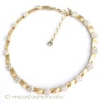 Trifari　 トリファリ RSの花　ネックレス