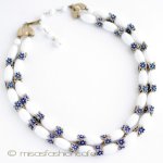 Ｔｒｉｆａｒｉ　 トリファリ 　小花２連ネックレス