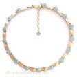 （画像用） Ｔｒｉｆａｒｉ　 トリファリ 水色の花 ネックレス