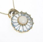 オパール＆アクアマリン ネックレス