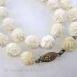 （画像用） 象牙アイボリー花ネックレス