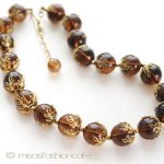 Ｔｒｉｆａｒｉ　 トリファリ 金葉べっ甲 ネックレス