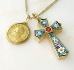 Italy製モザイク・ロザリオ